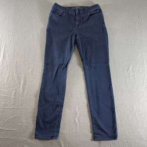 Chicos Platinum Jeans‎ Womens 00 Blue Outdoor Jegging Mid Rise Preppy